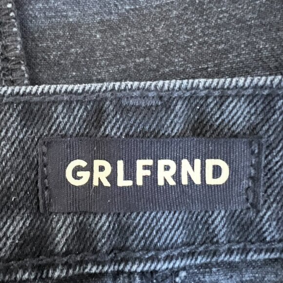 GRLFRND Amara Denim Maxi Pencil Skirt With Back Slit In Loleta Size 24 - Picture 14 of 16